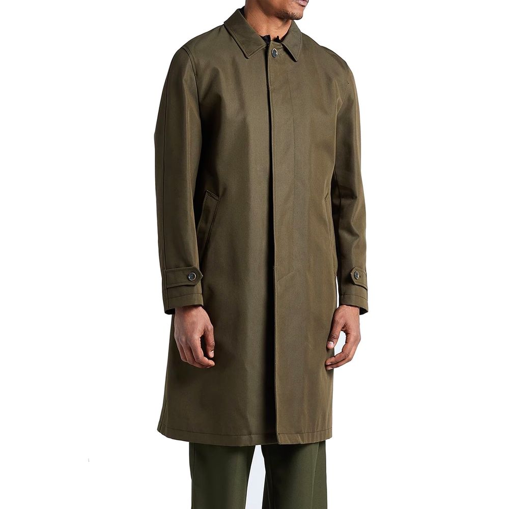 Green Cotton Coat