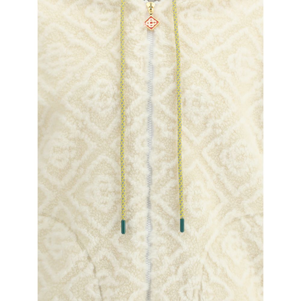 Cream Polyester Shell Jacket