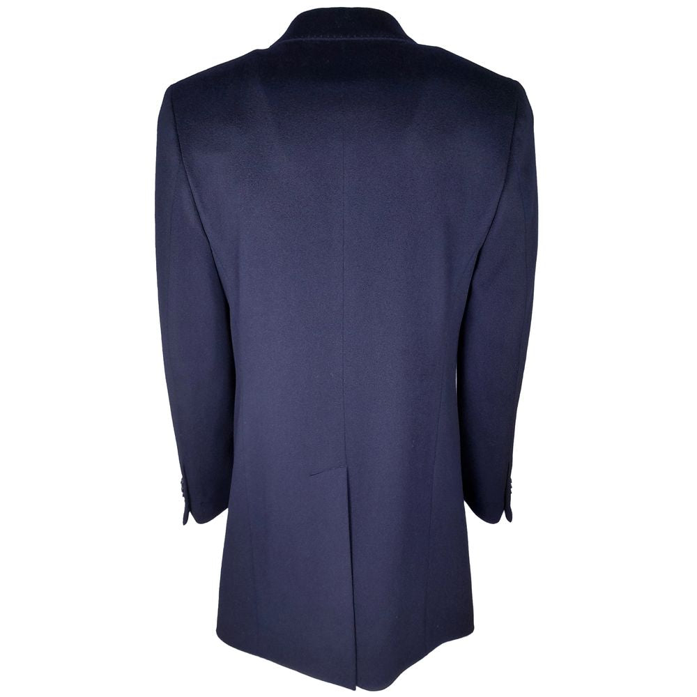 Blue Wool Men's Coat
