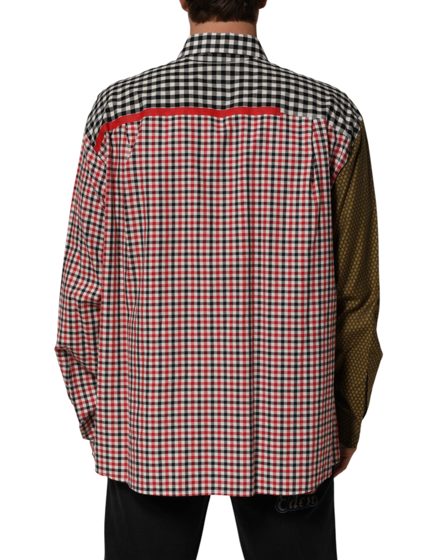 Multicolor Cotton Collared Checkered Shirt