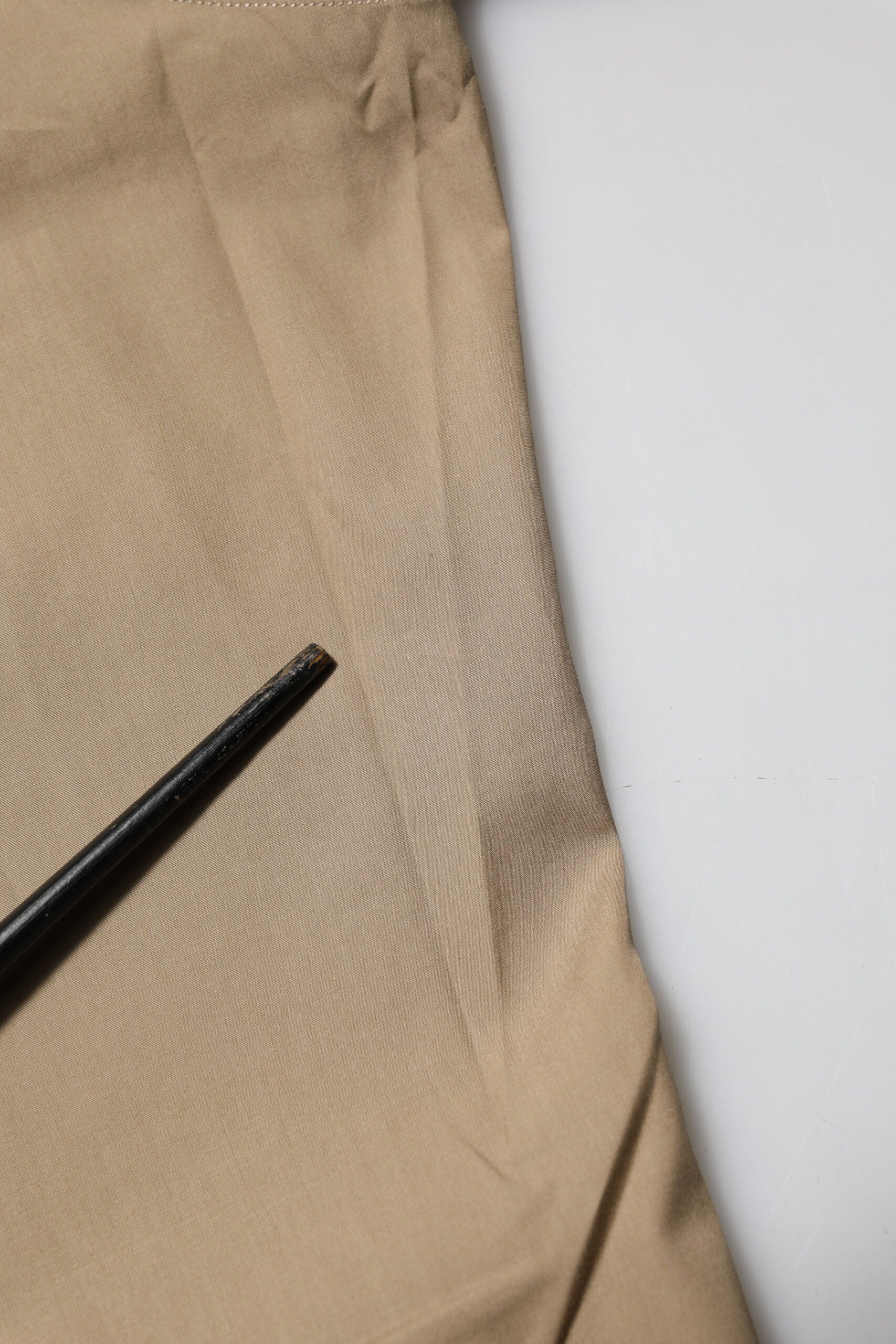 Brown Cotton Collared Men GOLD Dress Shirt