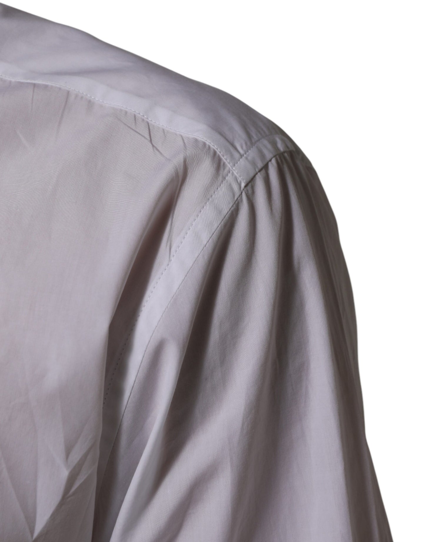 White Cotton Collared Men MARTINI Dress Shirt