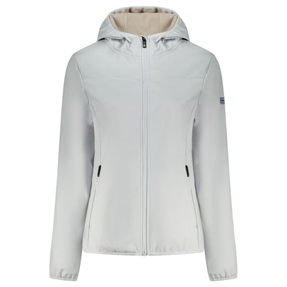Gray Polyester Women Jacket