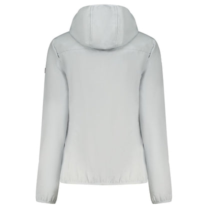 Gray Polyester Women Jacket