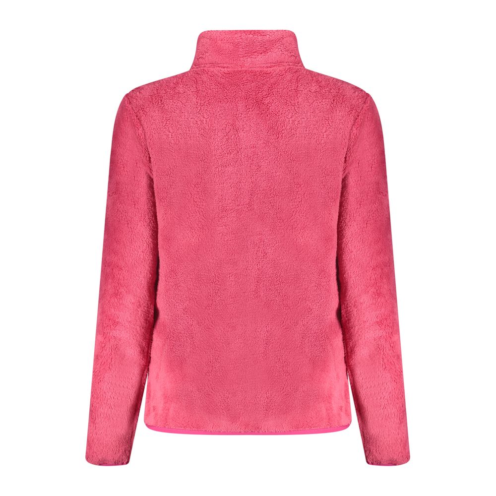 Pink Polyester Women Sweater