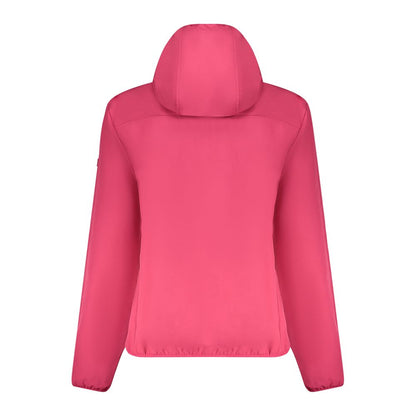 Pink Polyester Women Jacket