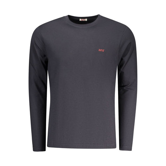 Blue Cotton Men T-Shirt