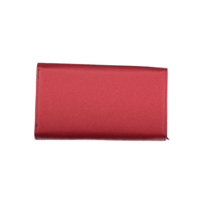Red Polyethylene Women Wallet