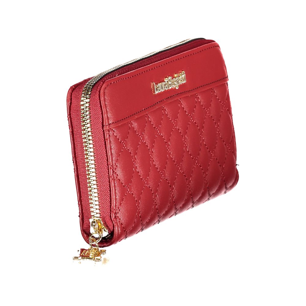 Red Polyethylene Women Wallet
