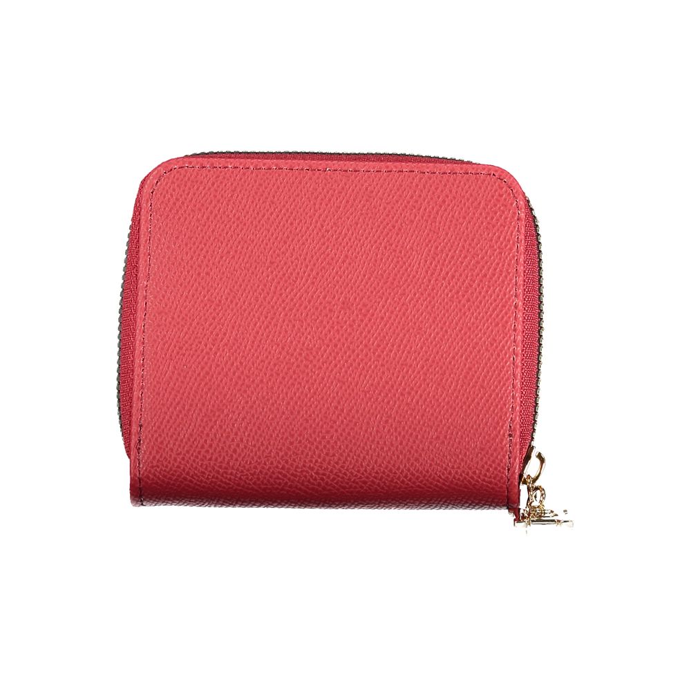 Red Polyethylene Women Wallet