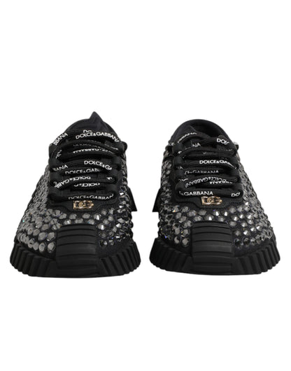 Shoes Black Embellished Low Top NS1 Sneakers Shoes