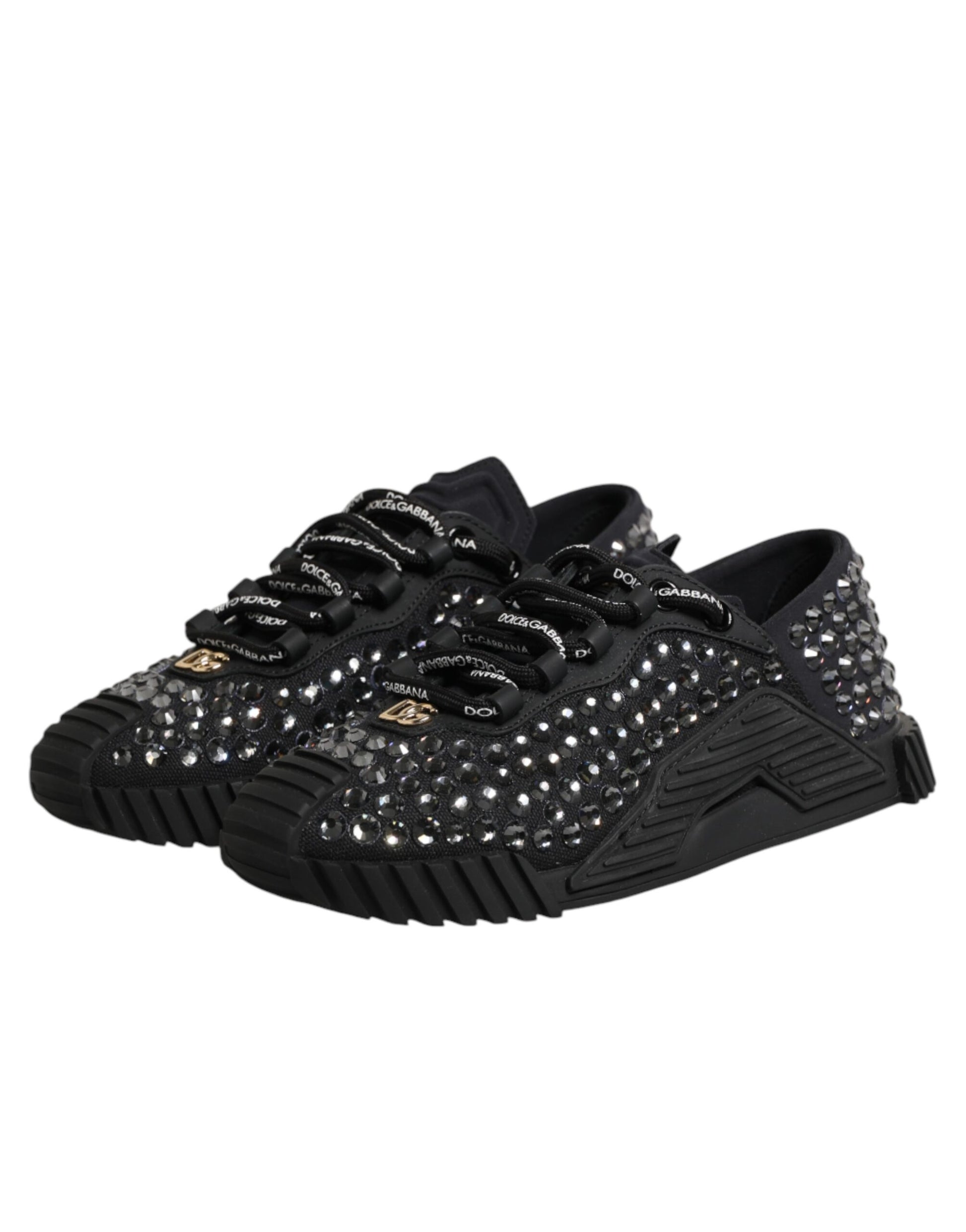 Shoes Black Embellished Low Top NS1 Sneakers Shoes