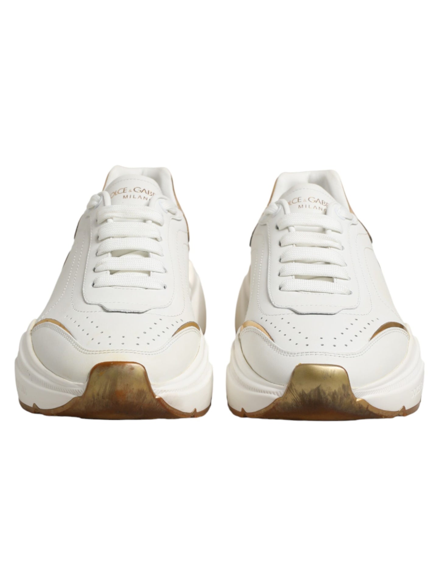 White Gold Daymaster Low Top Sneakers Shoes