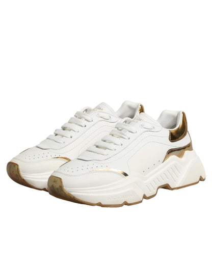 White Gold Daymaster Low Top Sneakers Shoes