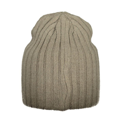 Brown Polyester Men Cap