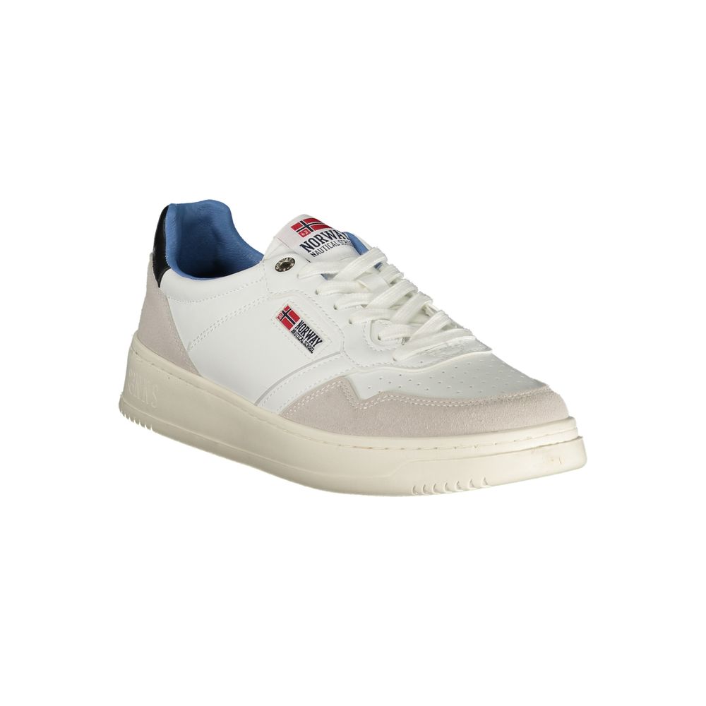 Bianco Polyurethane Men Sneaker