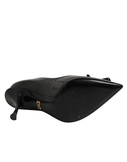 Black Bag Embellished Heels Pumps Shoes