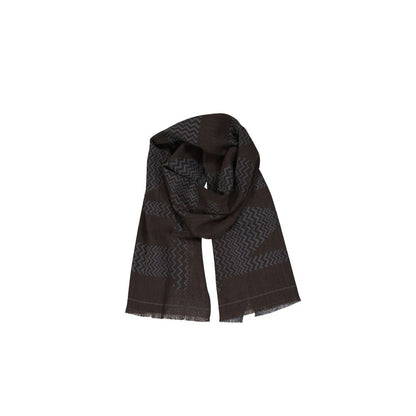 Brown Virgin Wool Scarf