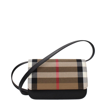 Beige Fabric Clutch Bag