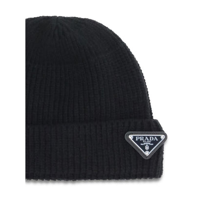 Black Fleece Wool Beanie