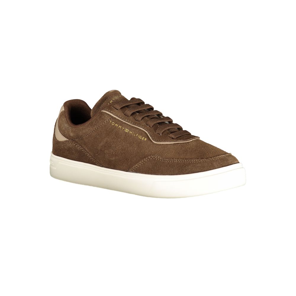 Brown Leather Women Sneaker