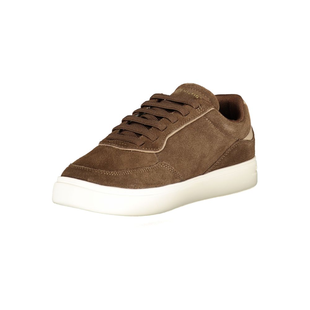 Brown Leather Women Sneaker
