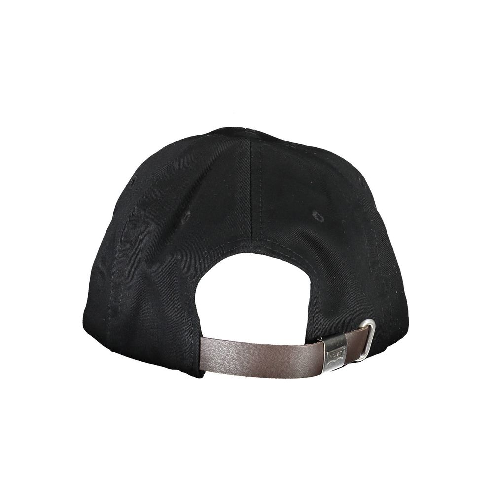 Black Cotton Hat