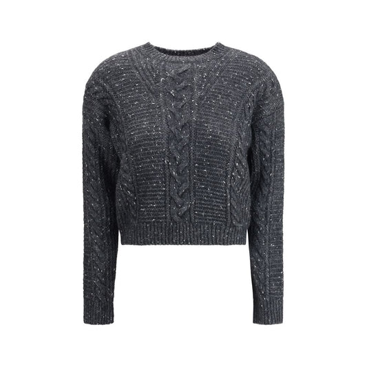 Gray Polyamide Sweatshirt