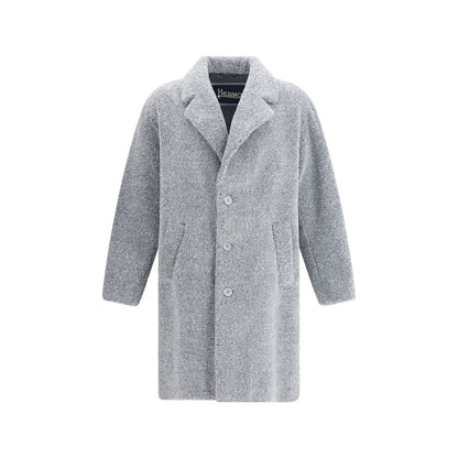 Gray Polyester Coat
