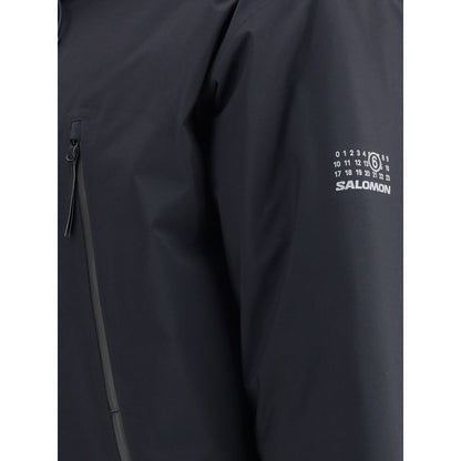 Black Polyester Parka