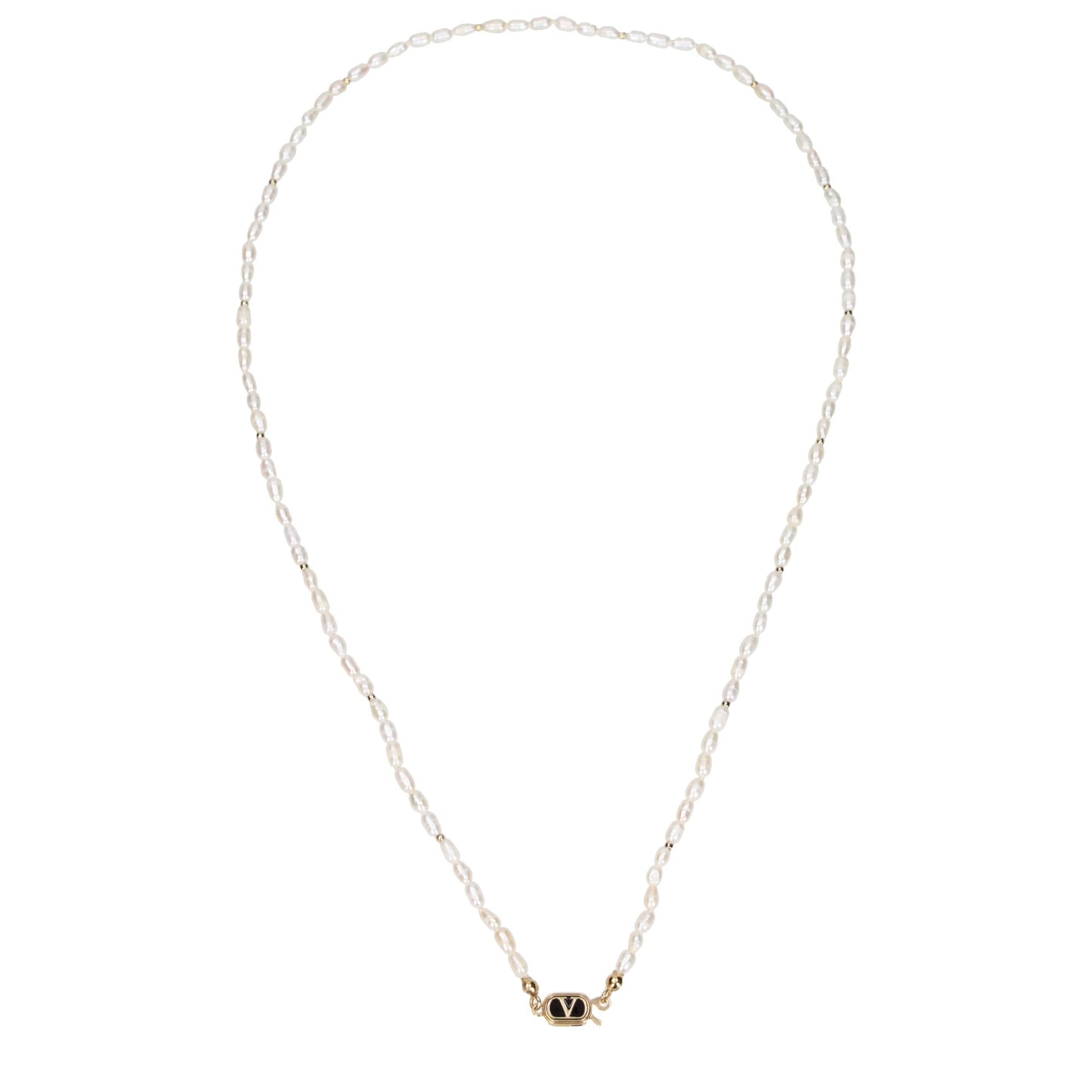 White Metal Necklace