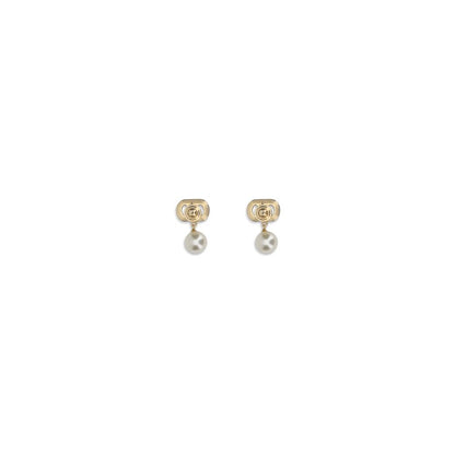 Gold Metal Earrings