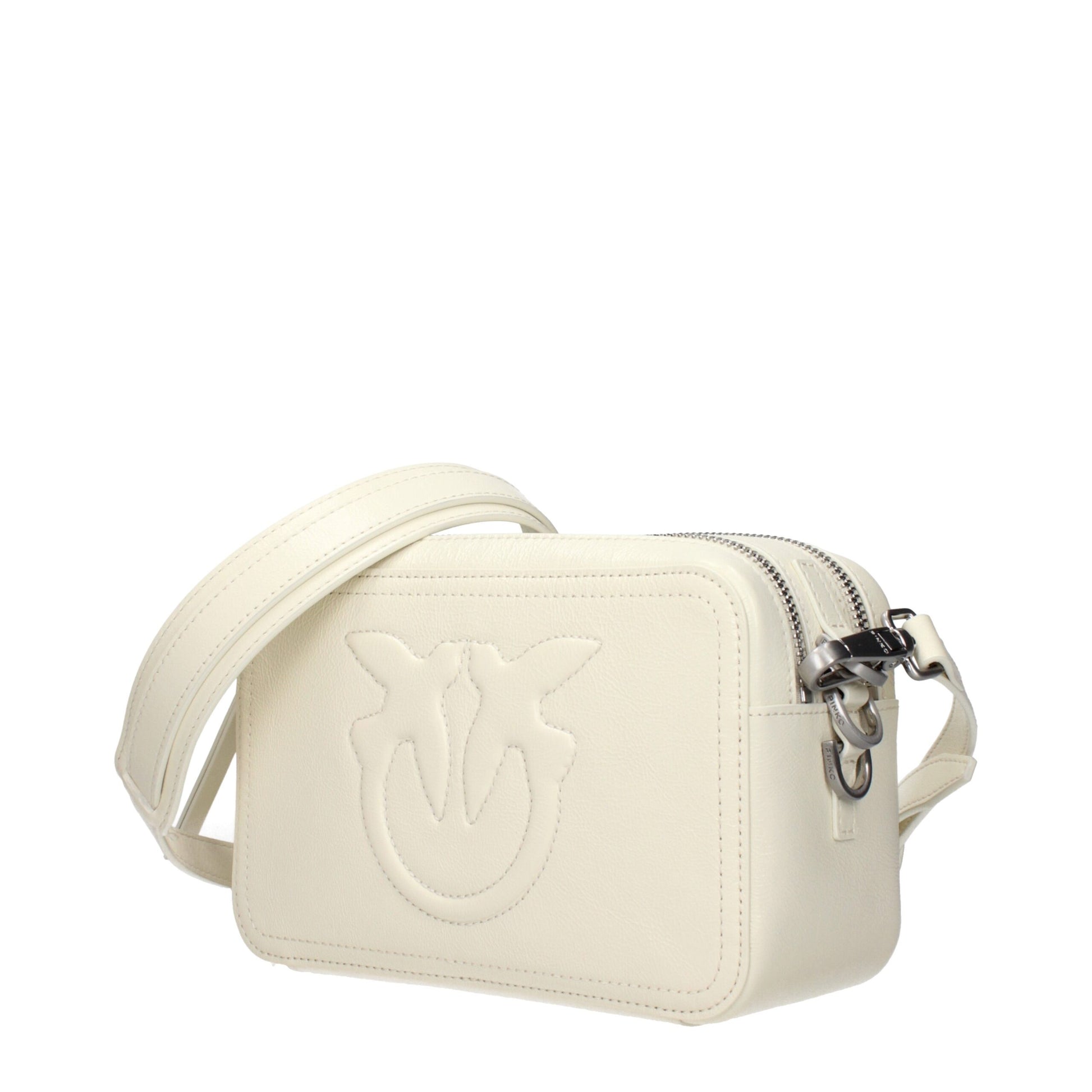Blue Leather Crossbody Bag