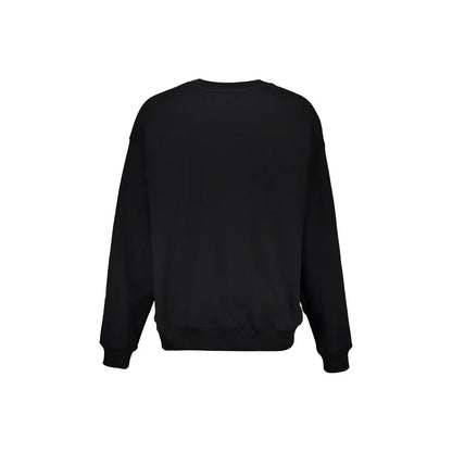 Black Cotton Sweatshirt