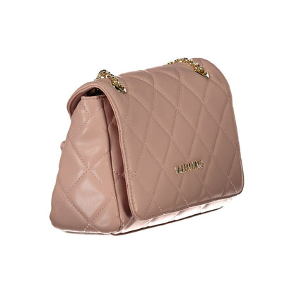 Pink Polyethylene Women Handbag
