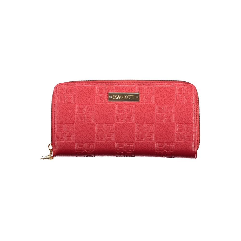 Red Polyethylene Women Wallet