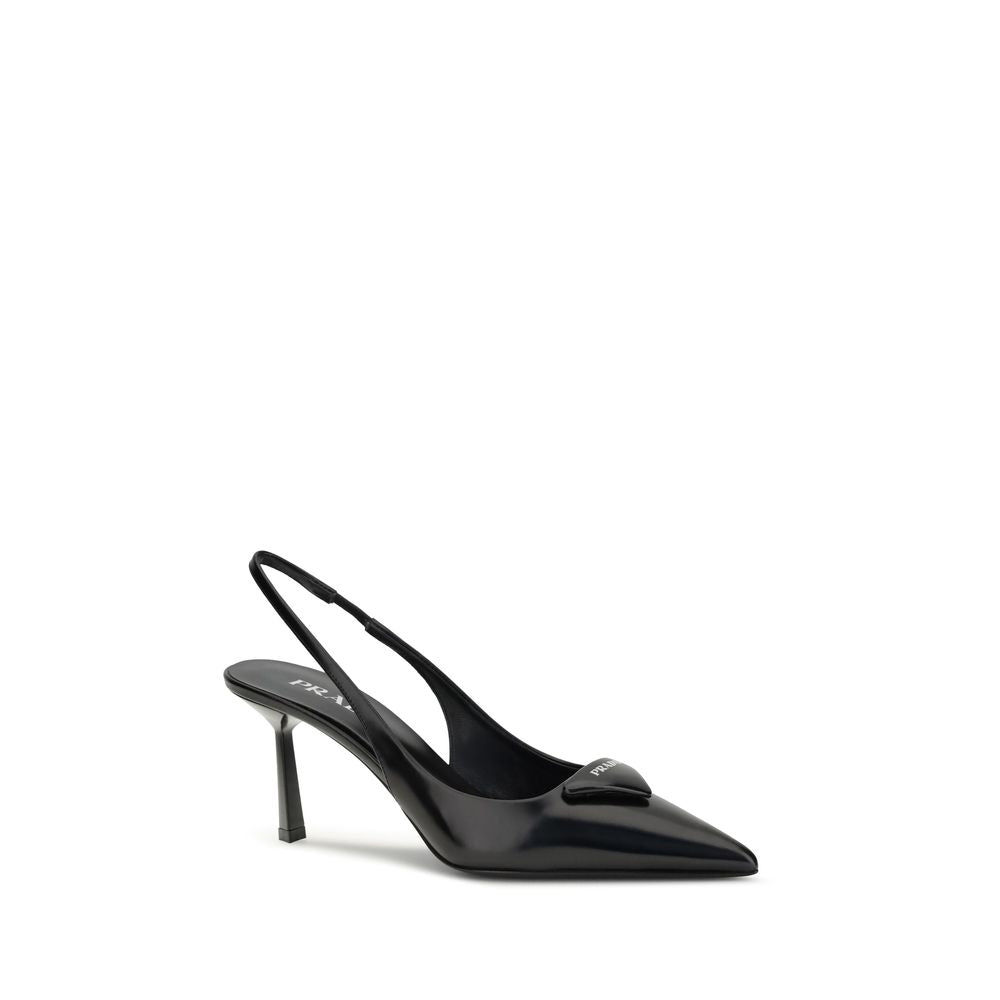 Black Calf Leather Bos Taurus Pumps