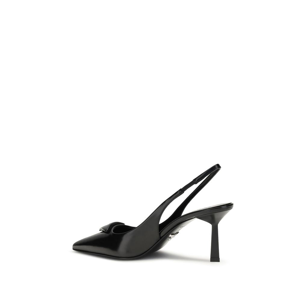 Black Calf Leather Bos Taurus Pumps