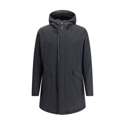 Black Polyester Parka