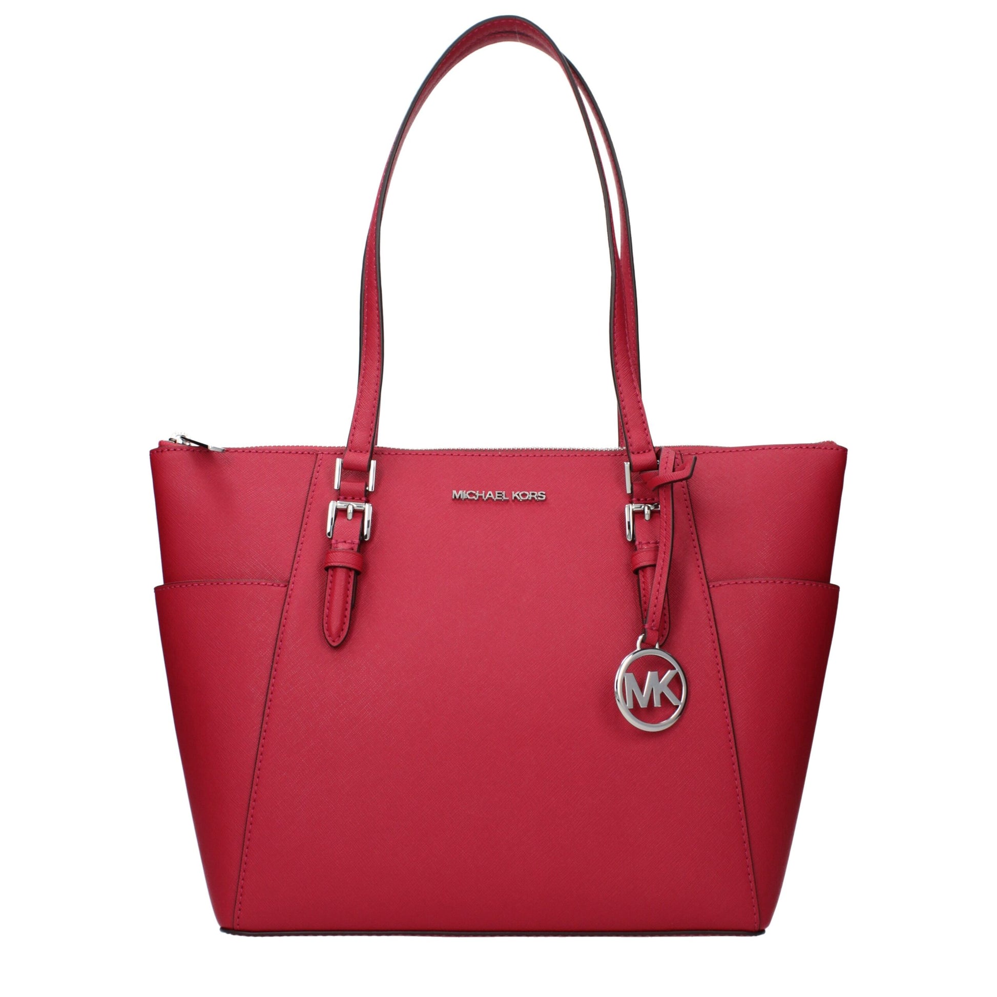 Red Leather Shoulder Bag