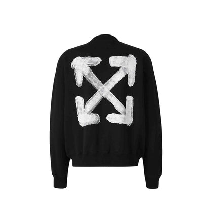 Black Cotton Sweatshirt