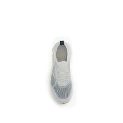 White Polyamide Athletic Sneakers