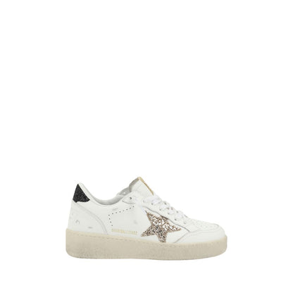 White Calf Leather Bos Taurus Low Top Sneakers