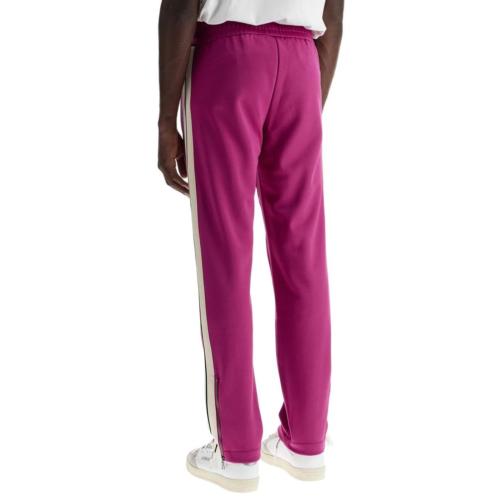 Purple Polyester Joggers (Workout Pants)