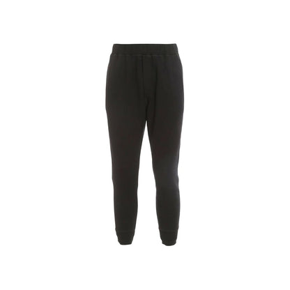 Black Cotton Joggers (Workout Pants)