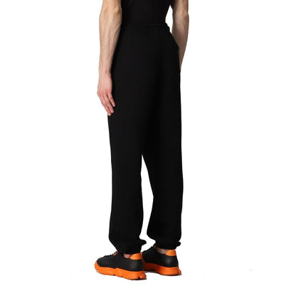 Black Cotton Joggers (Workout Pants)