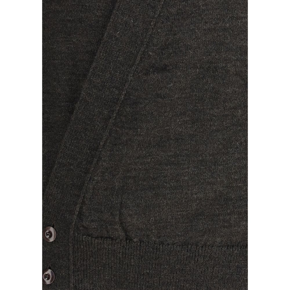 Brown Marabou Cardigan