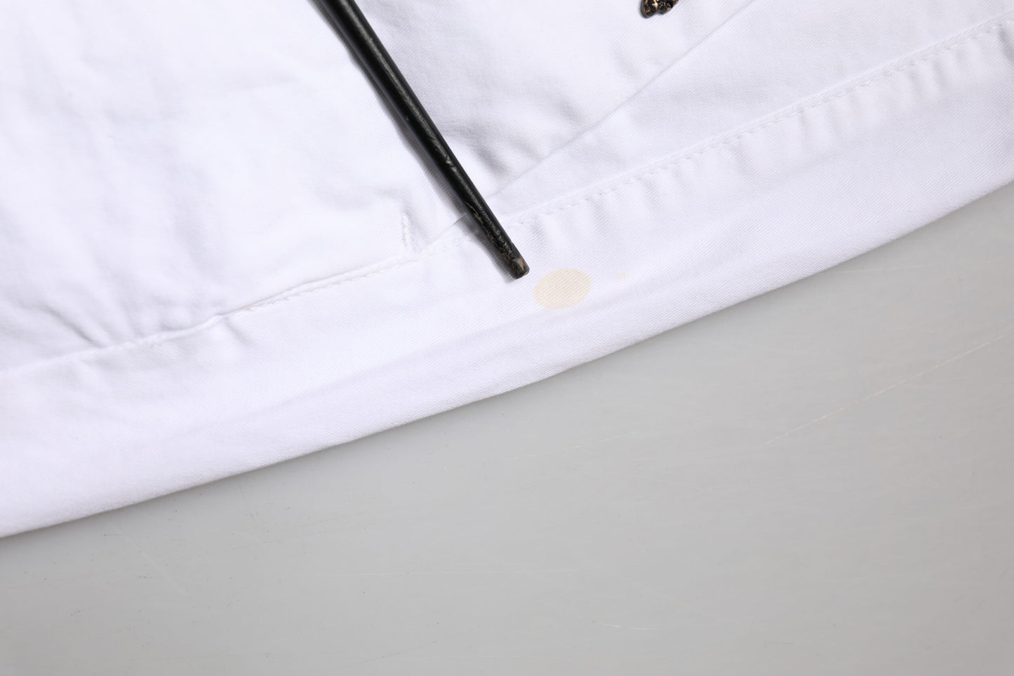 White Skinny Fit Mid Waist Men Chino Trouser Pants