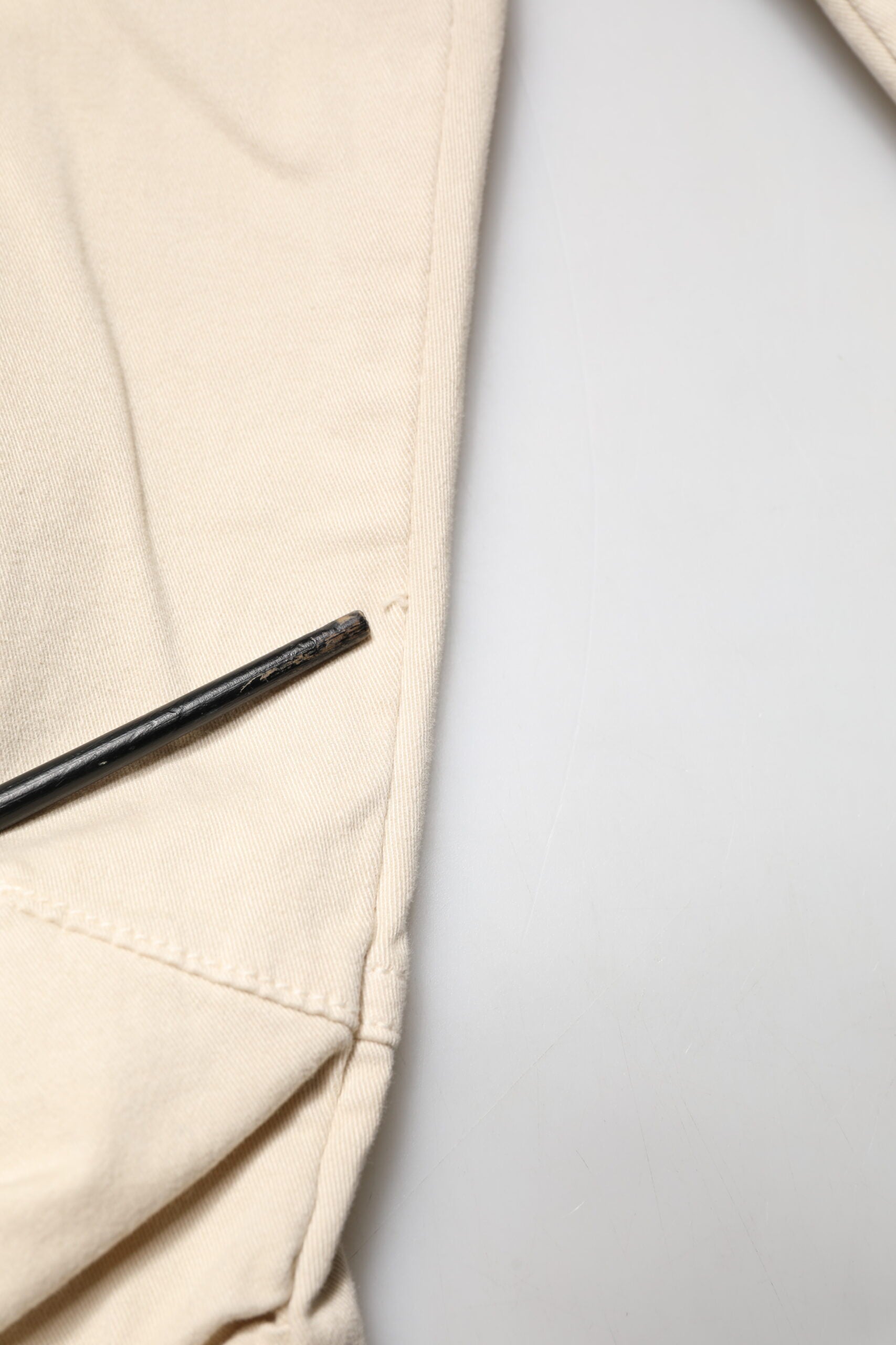 Beige Skinny Fit Mid Waist Men Denim Jeans