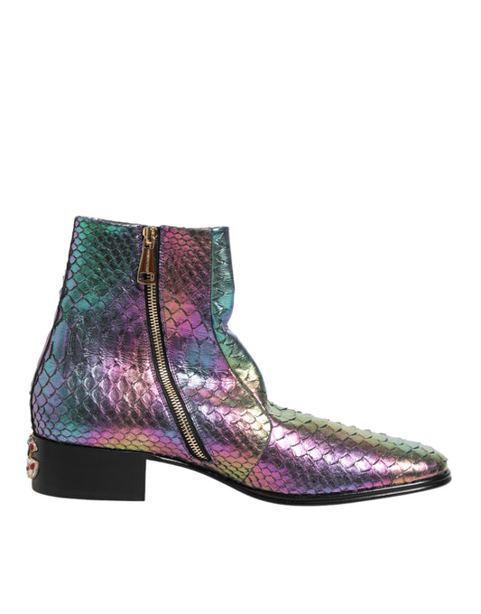 Multicolor Chelsea Short Ankle Boots Shoes